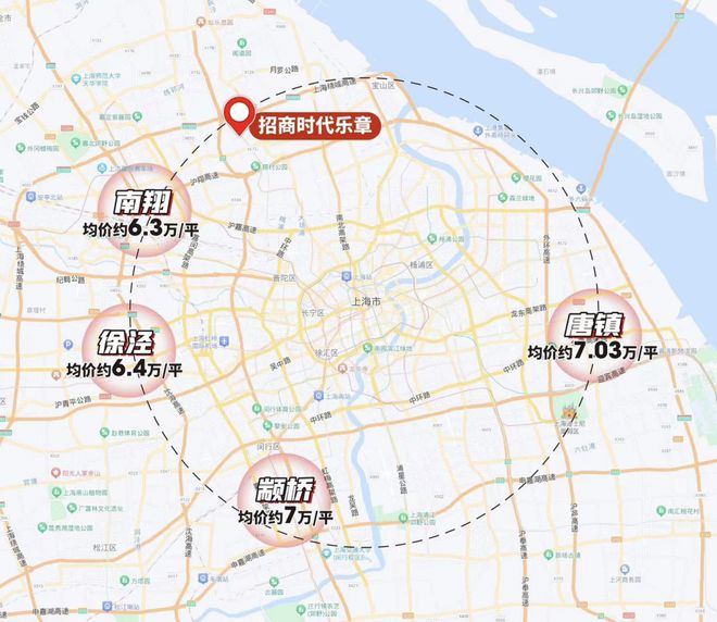 )宝山招商时代乐章地铁口距离@区域板块米乐体育app网站招商时代乐章(售楼处(图23)